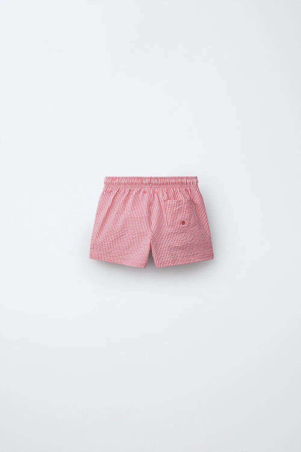 Плавки из полосатой ткани сирсакер, 1-6 лет ZARA, Coral — фото 2