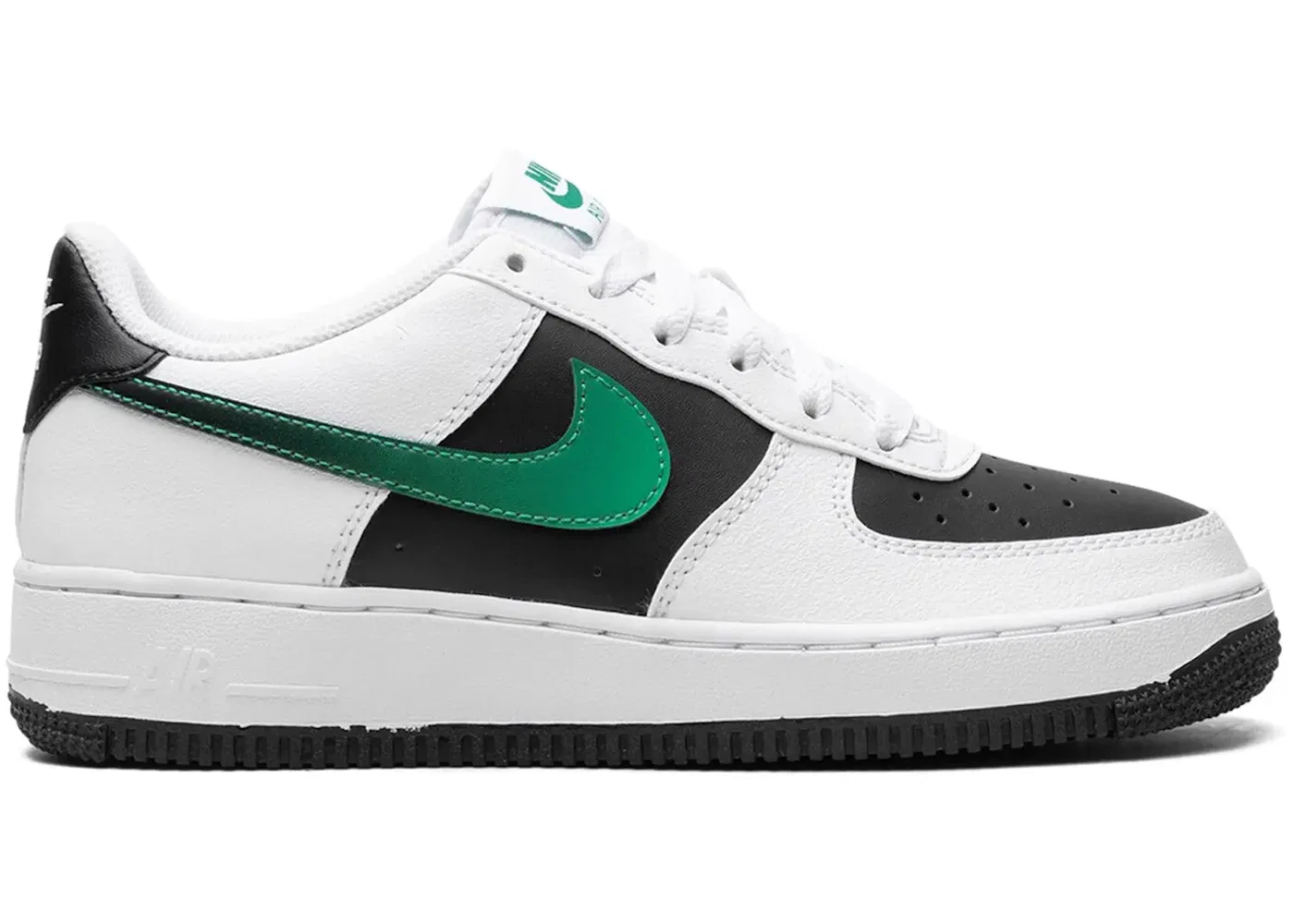 Детские кроссовки повседневные Nike Air Force 1 Low LV8 2 Nike, White Black Malachite Stadium Green