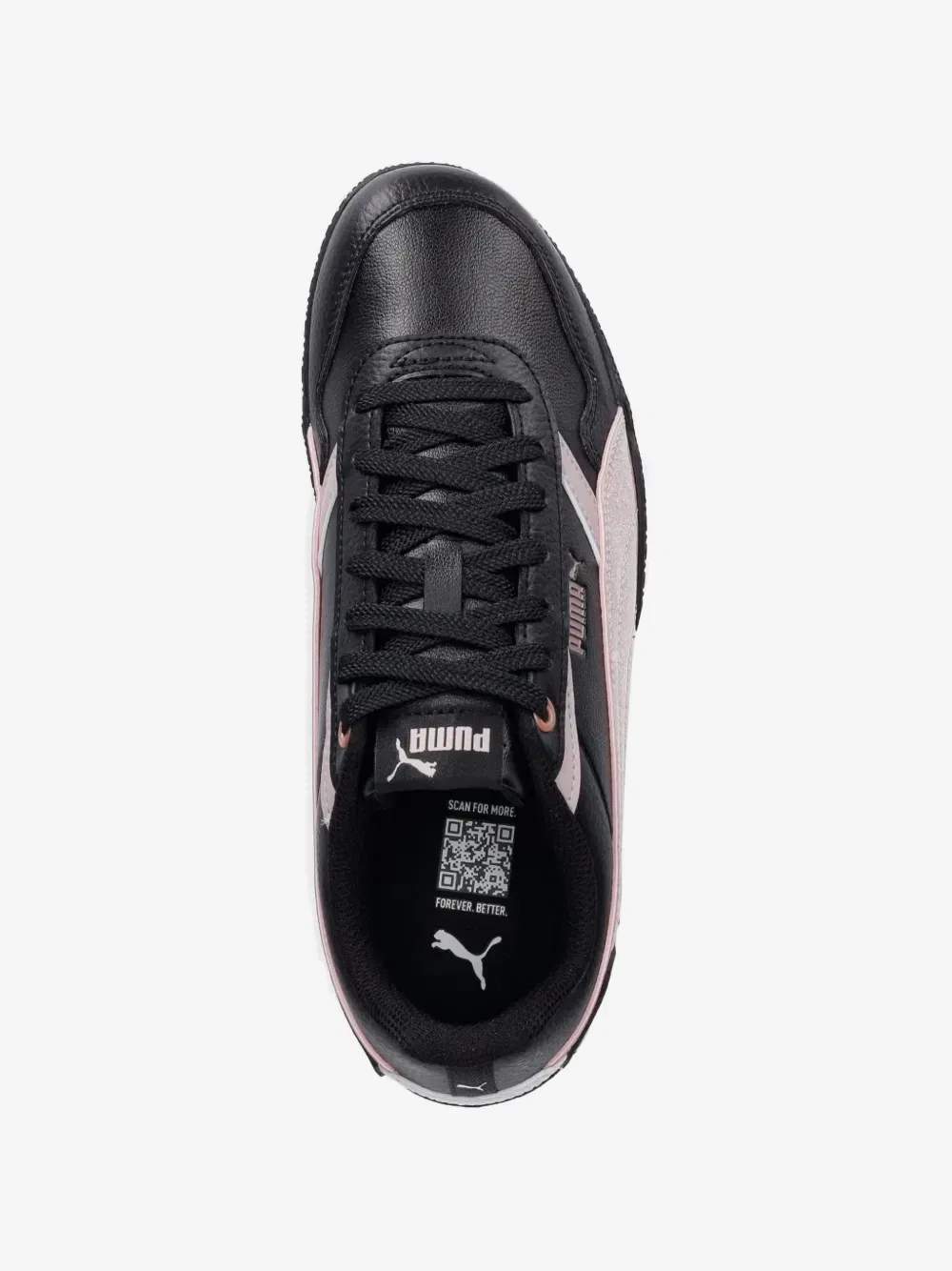 Кроссовки Bella Donna с блестящими деталями и нашивкой-логотипом Puma Kids, черный — фото 4