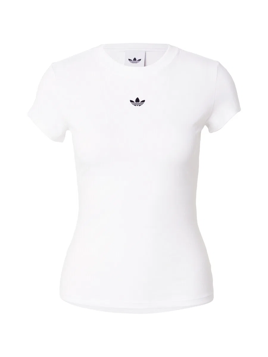 Футболка ADIDAS ORIGINALS 'ESS' белого цвета