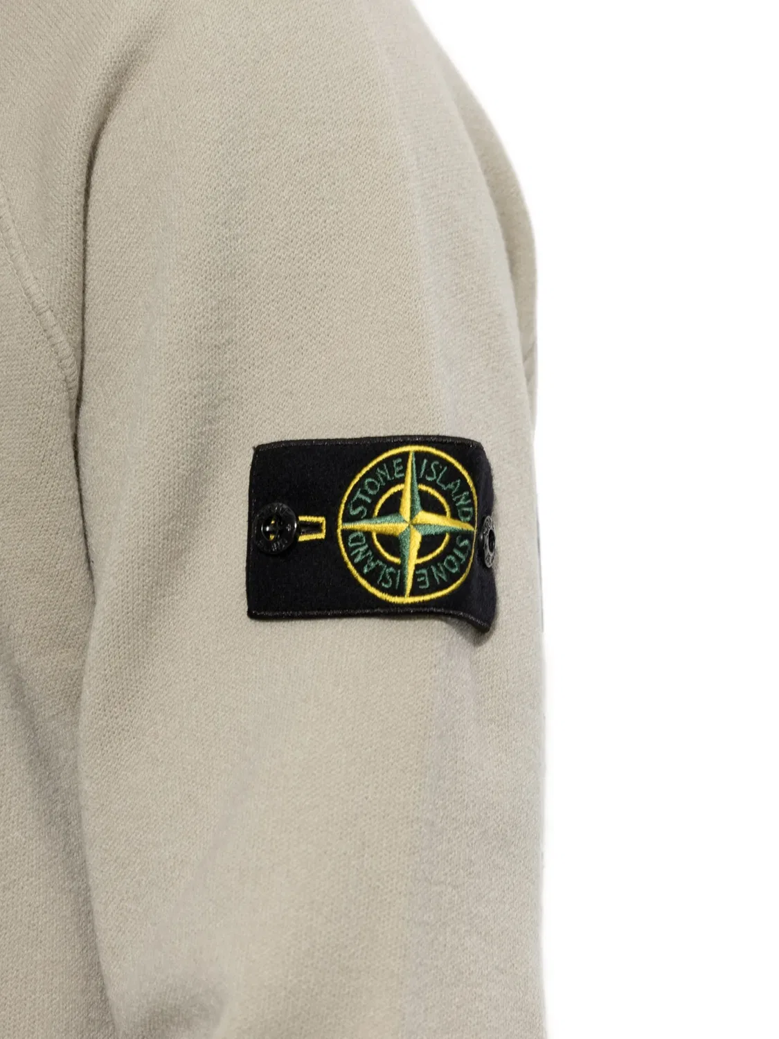 Джемпер реглан из шерсти с нашивкой Stone Island, нейтральные — фото 2