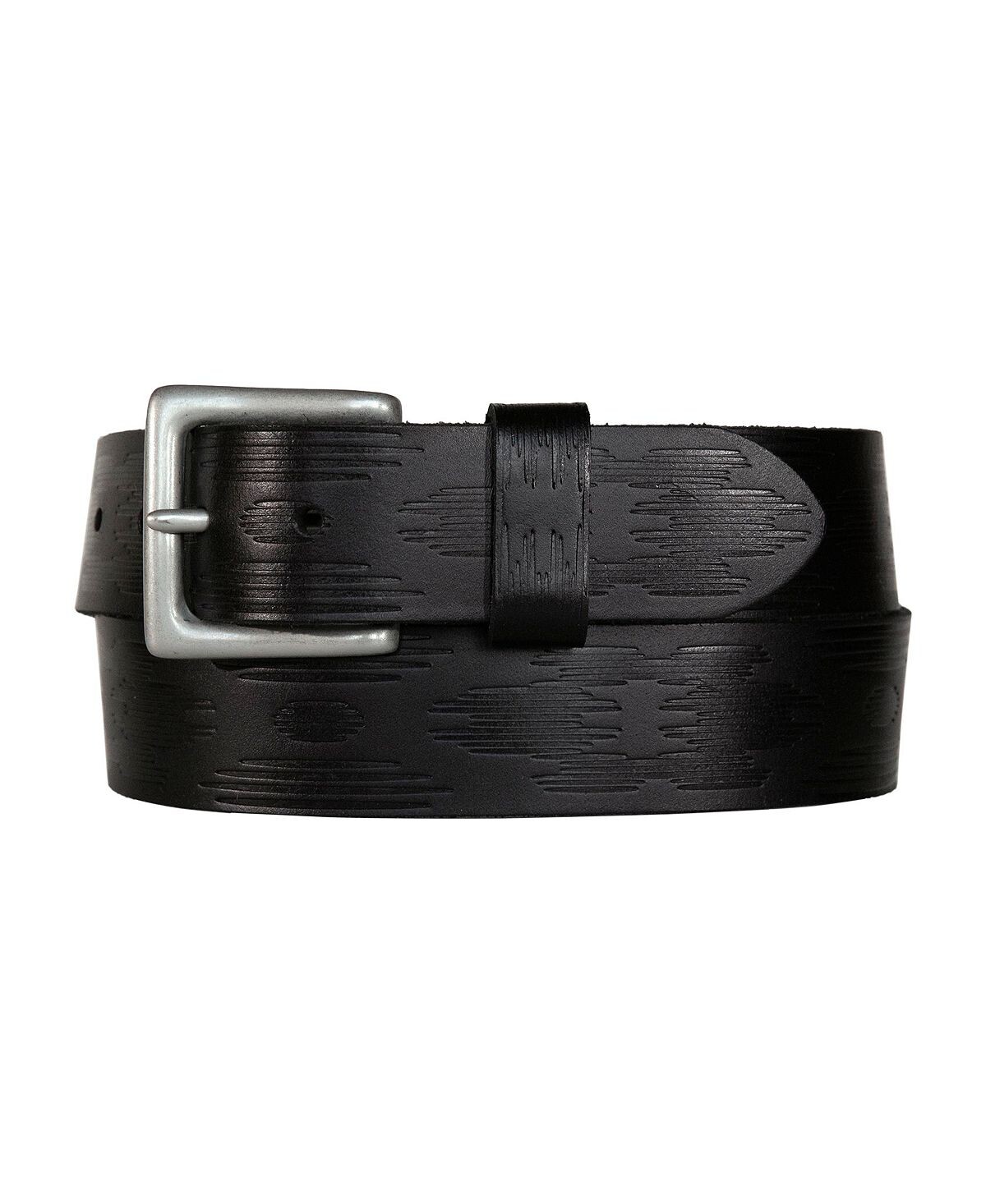 

Мужской кожаный ремень с тиснением aztec Lucky Brand, черный
