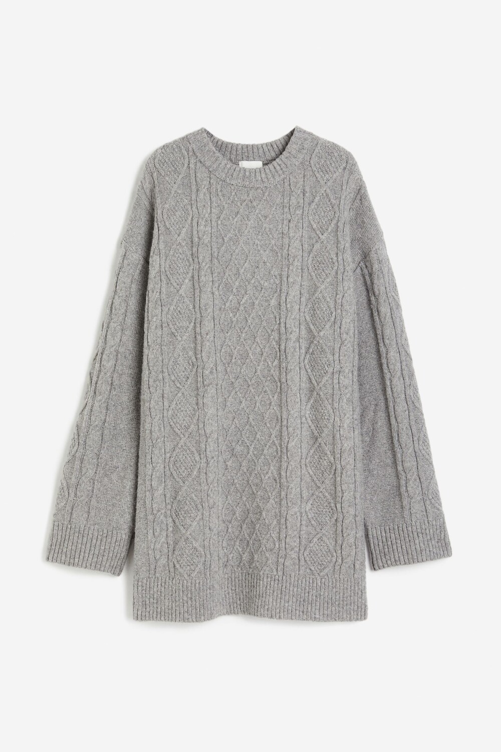

Платье H&M Cable-knit, серый