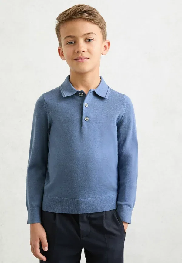 Платье из 100% шерсти Polo Reiss Nordic Blue, синий — фото 3