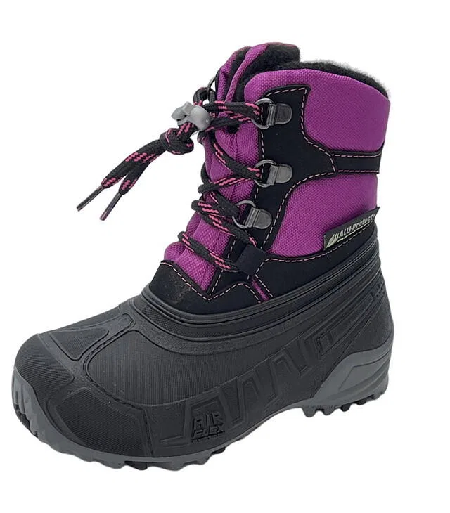 Детские зимние ботинки с ALU-Protect Boatilus Hybrid Trek Outdoor, Rosa Schwarz — фото 2