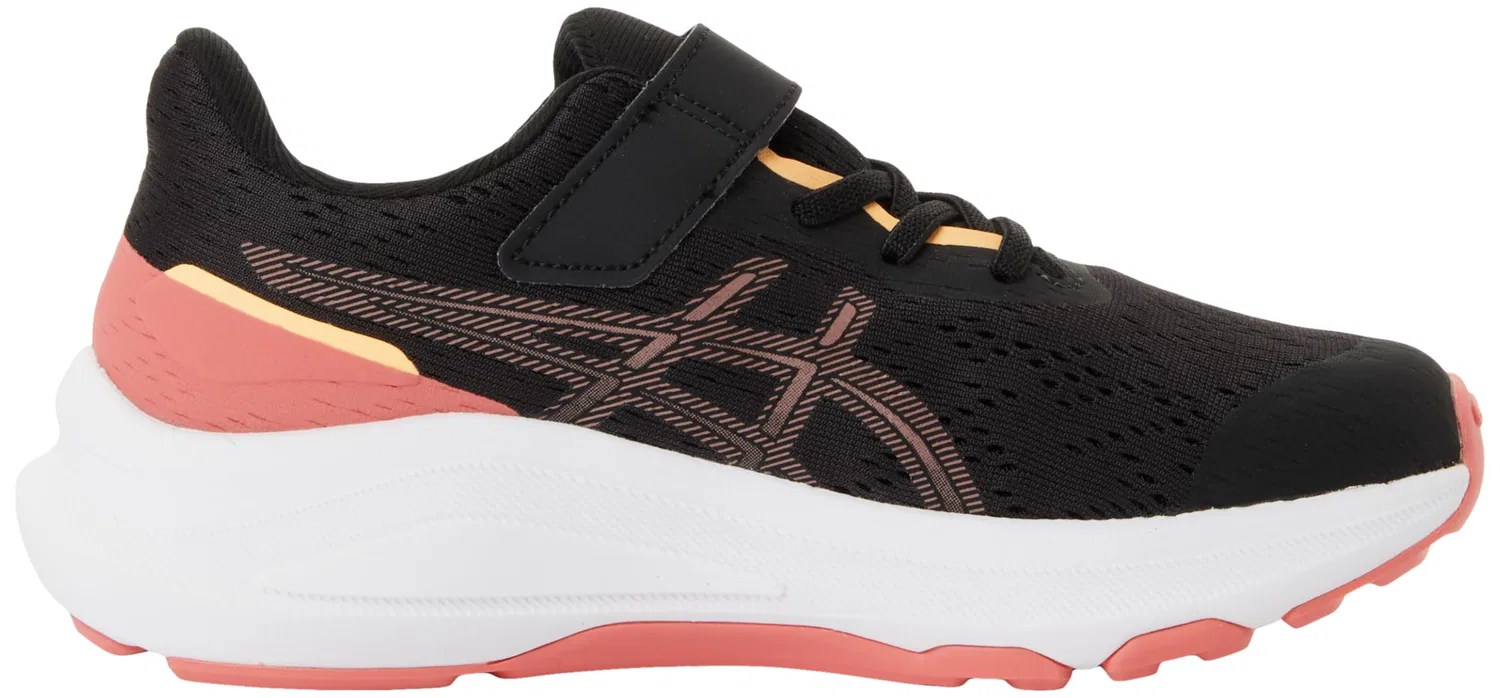 Детские кроссовки для мальчиков с амортизацией Gt-1000 13 Ps ASICS, Black Rubble Red — фото 4