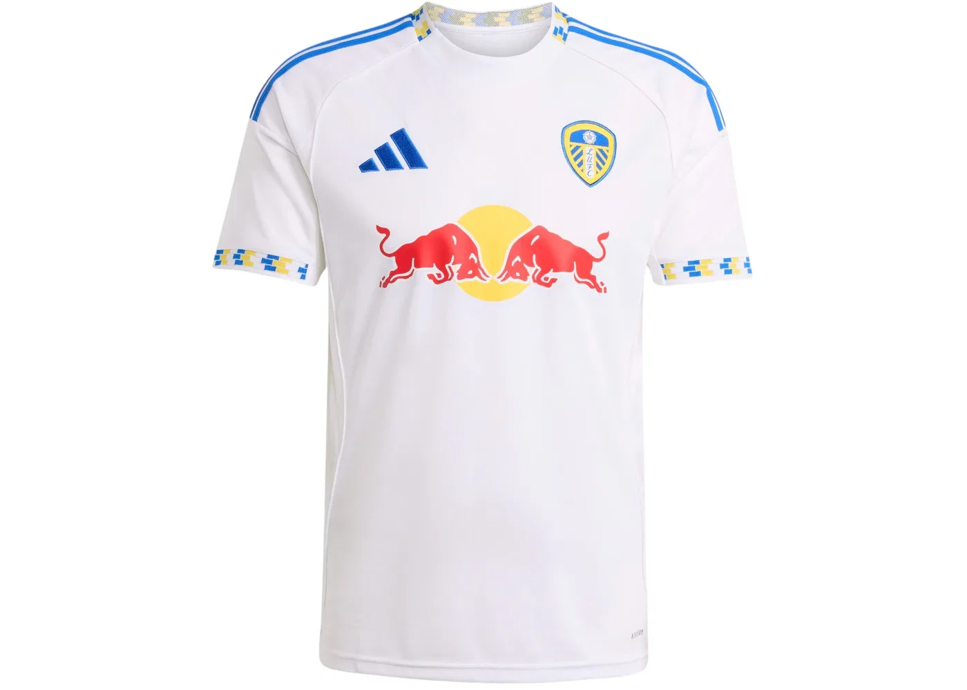 Мужская футболка Adidas Leeds United FC 25/26 Home Jersey, White Blue