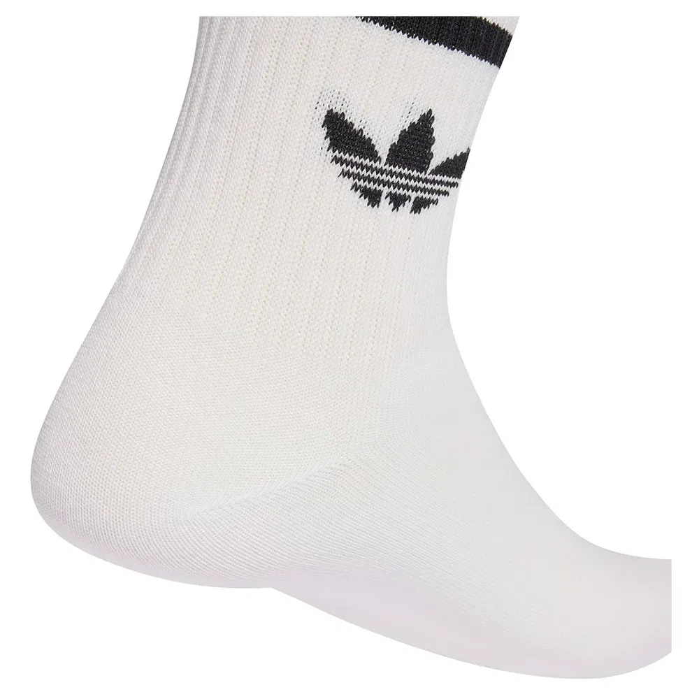 Носки Adidas Originals 3 Stripes, 10 пар, белый — фото 4