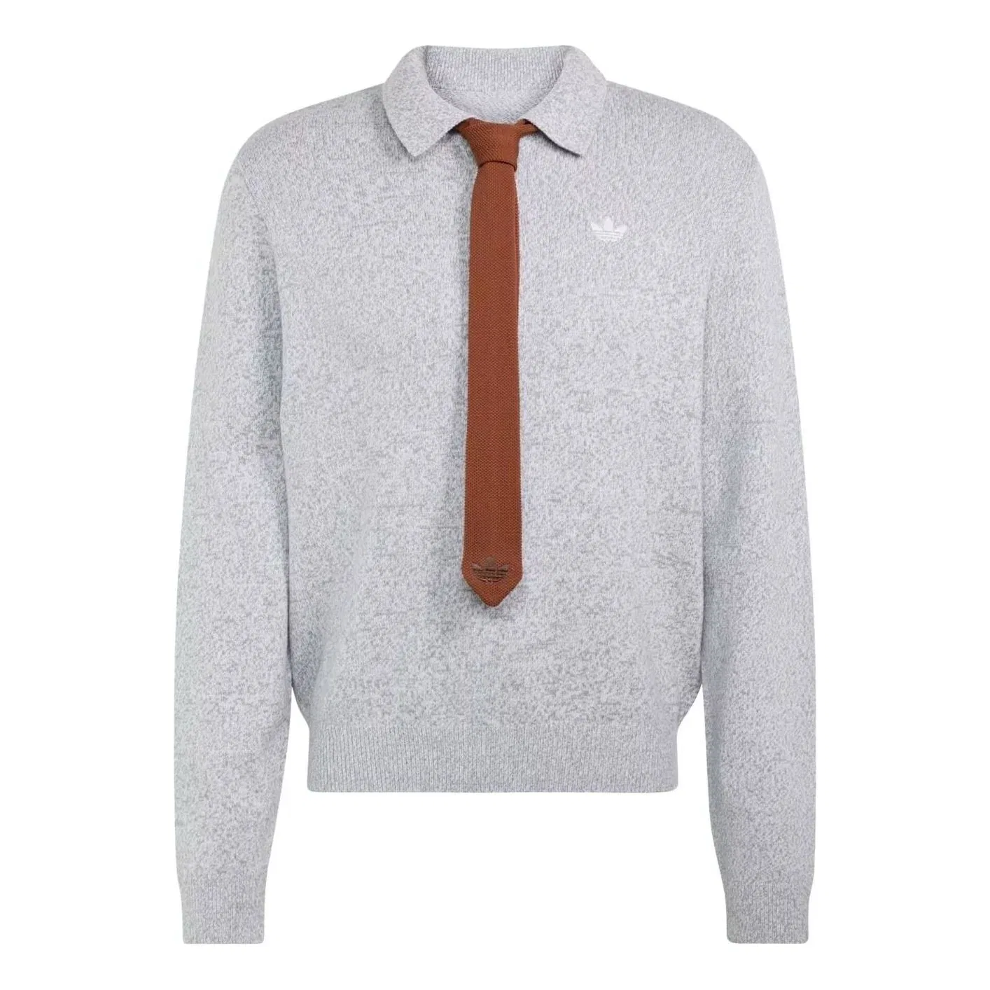 Мужское поло 3S Deluxe Polo Shirt Asia Sizing 'Grey' adidas, серый