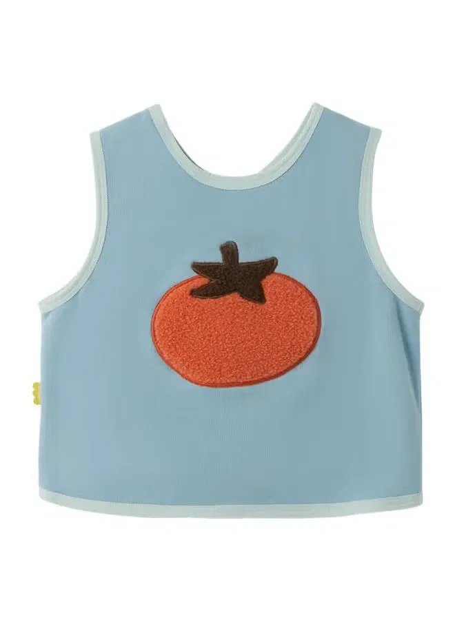 Жилет двусторонний с принтом фруктов Papa, овсяный — фото 2