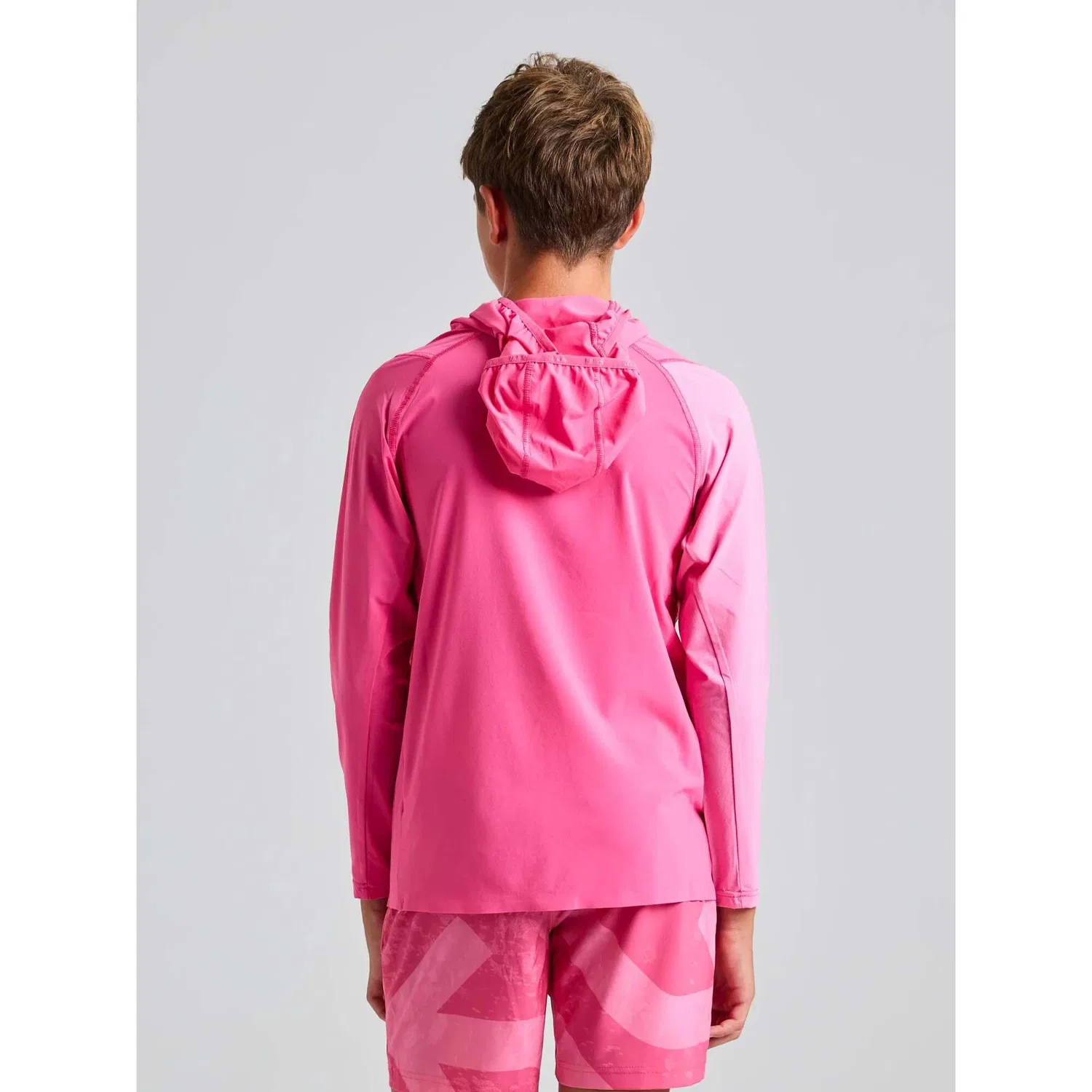 Детская футболка с капюшоном Od Jr Tech Hooded Slam, Rosa — фото 2