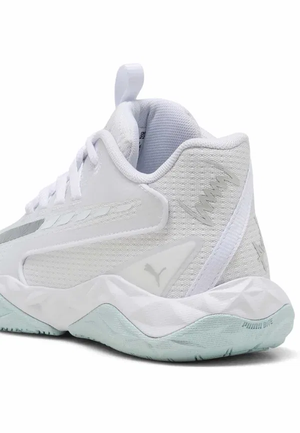 Кроссовки с верхом из синтетики и текстиля Dagger 2 Mid Puma, белый, silver, Feather Gray — фото 4