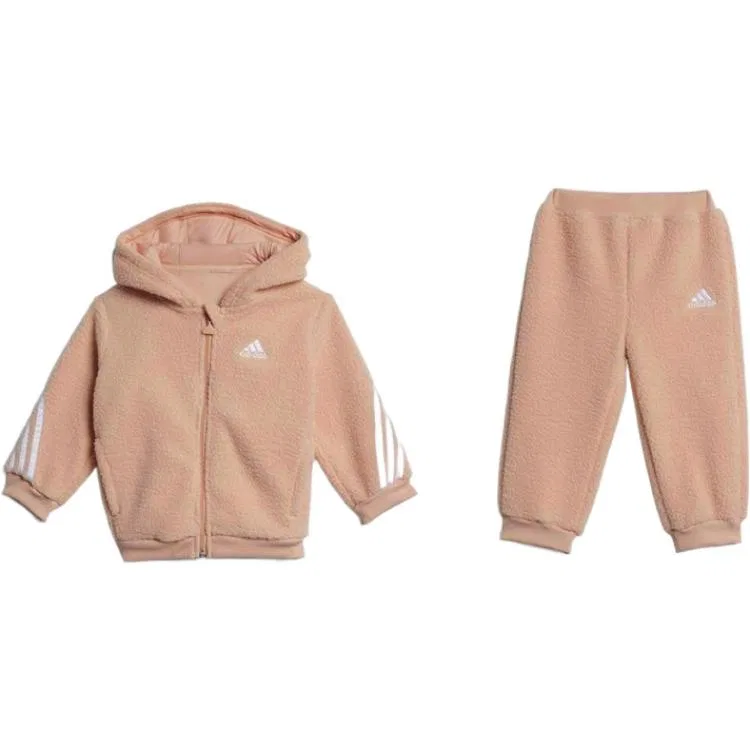Детский спортивный комплект с капюшоном Adidas, Red Pink