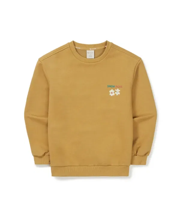 Свитшот с графическим принтом, Kids, Snowpeak Apparel Kids, горчичный — фото 2