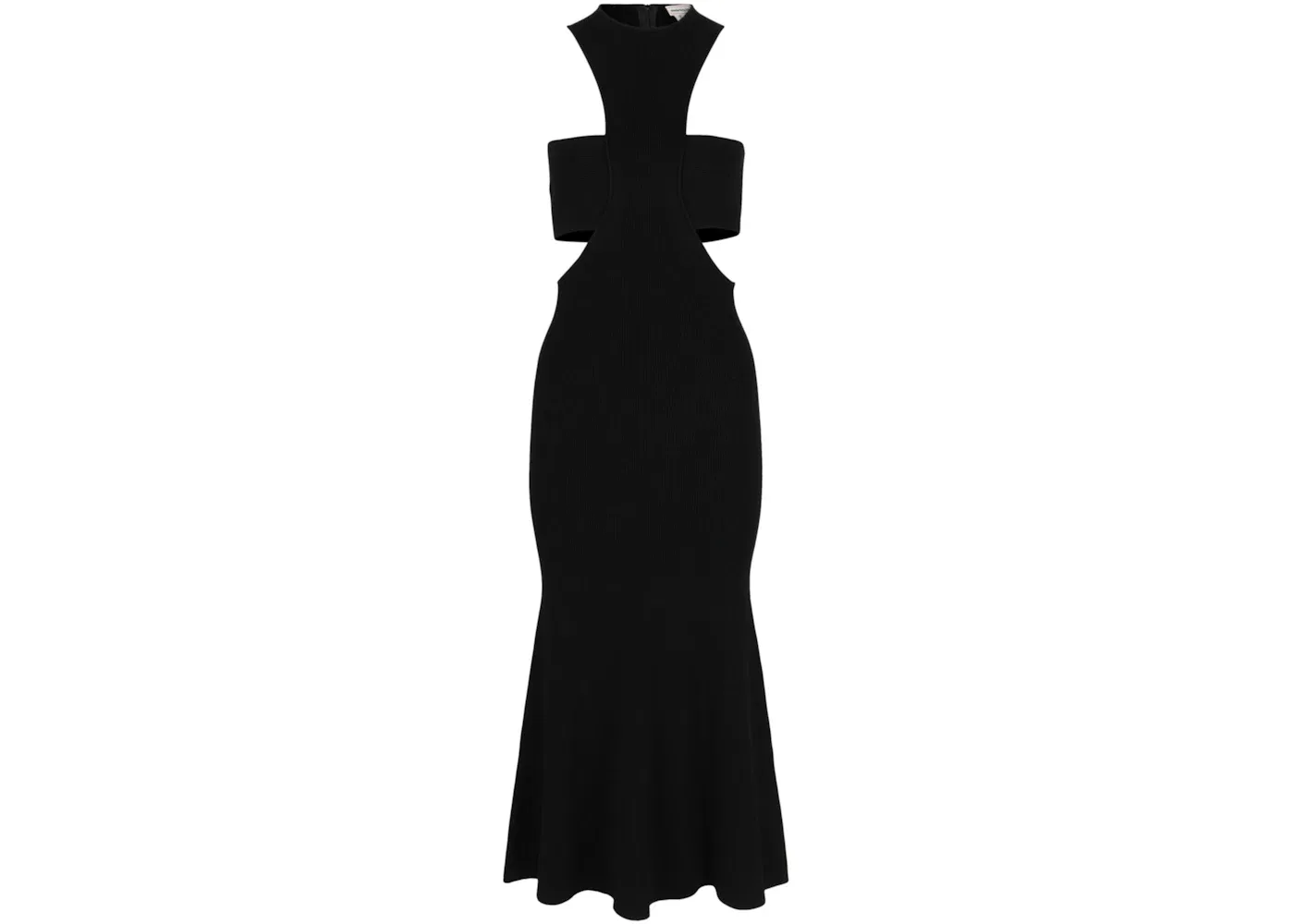Женское платье миди с вырезами Alexander McQueen, Black