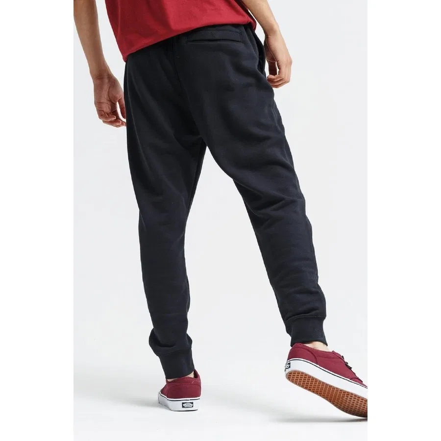 Штаны спортивные свободного кроя хлопковые Nike Sportswear, Черный — фото 3