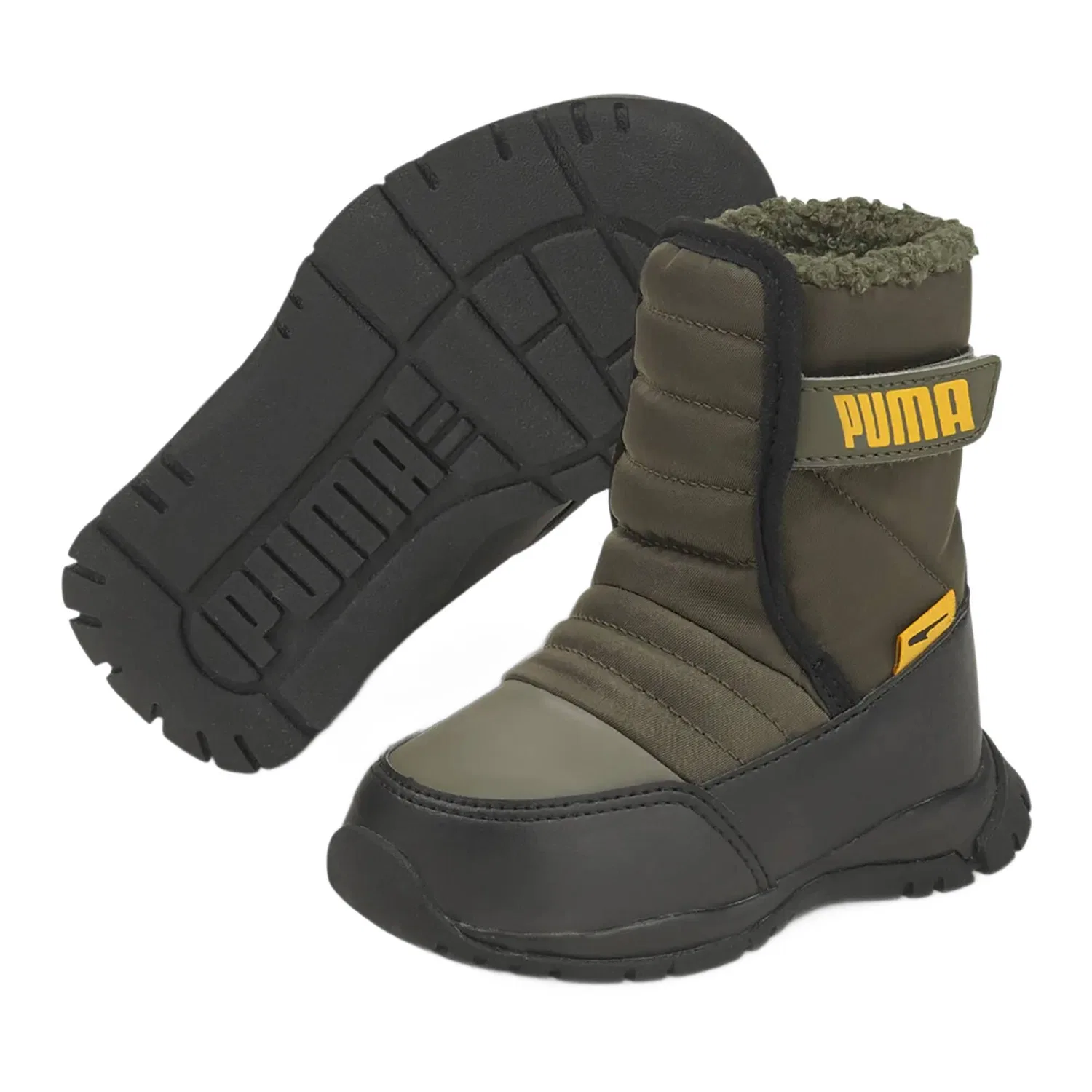 Детские зимние сапоги с принтом Nieve Boot WTR AC Inf Puma, Grun