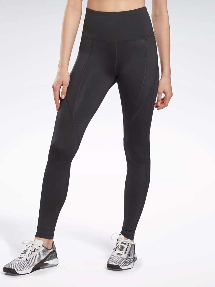 

Тайтсы Reebok Workout Ready Program High Rise, черный