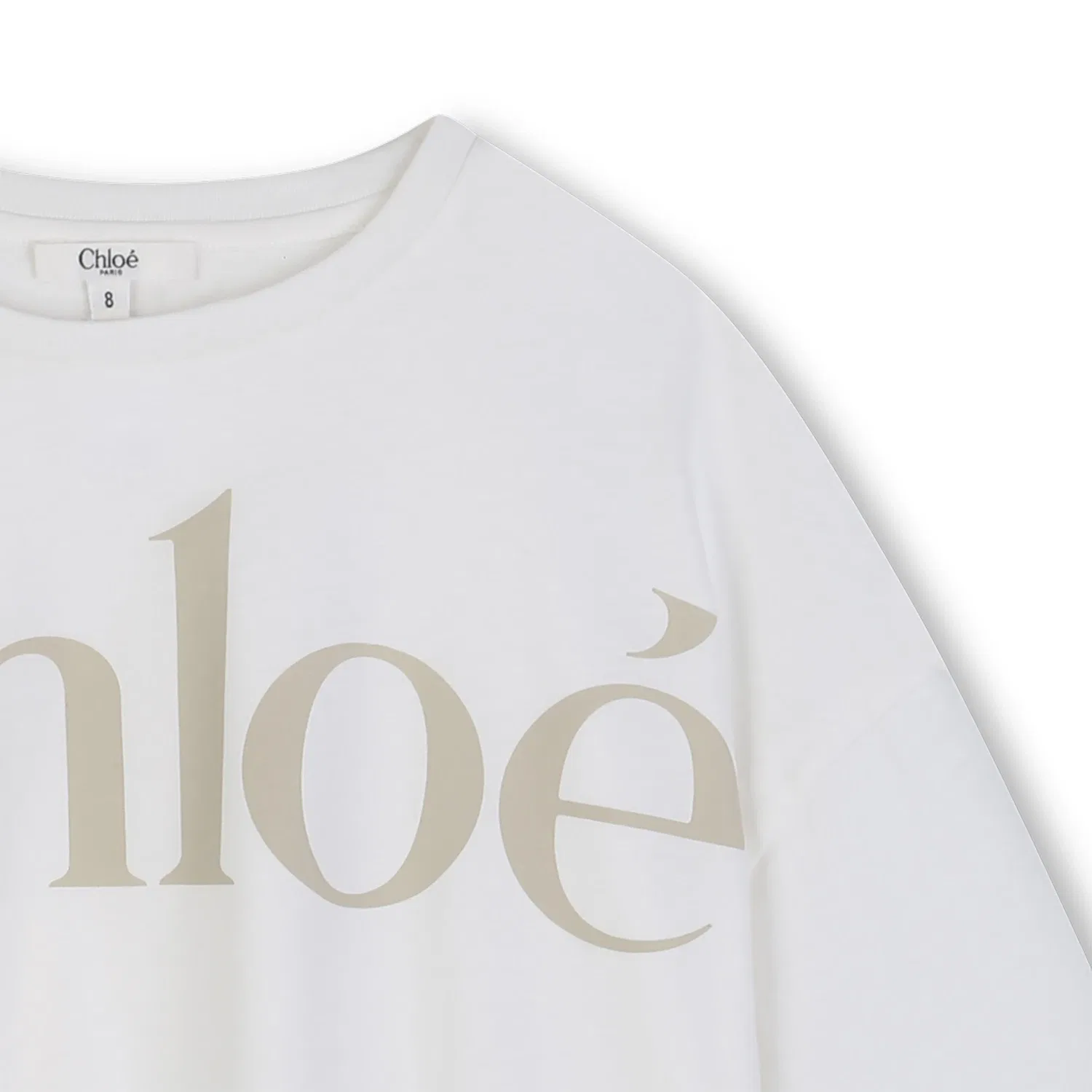 Футболка с короткими рукавами Chloe Kids, белый — фото 3