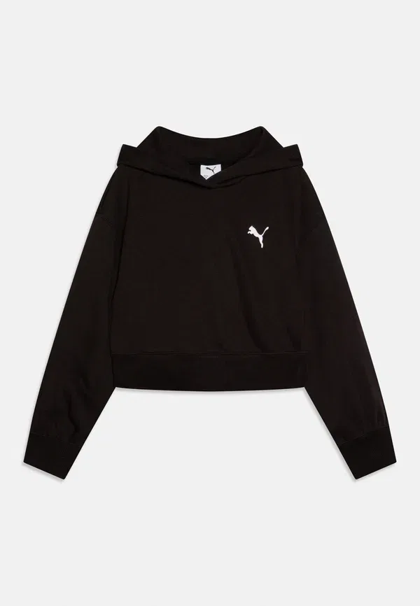 Худи с капюшоном, короткое, Dregme sugerianti medziaga, Wardrobe, Puma, черный — фото 3
