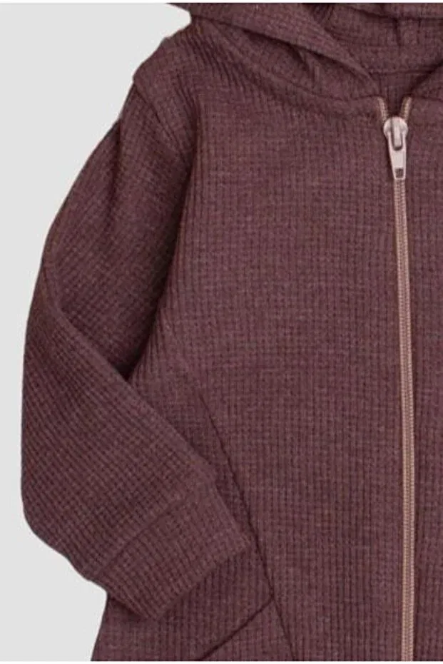 Детский комбинезон для новорожденных хлопковый Chicsy Baby, Brown — фото 4
