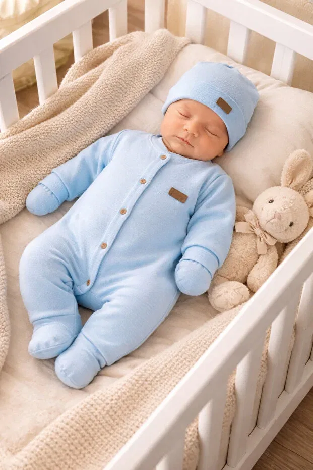 Детский комбинезон для мальчиков с принтом Arin Baby, Blue — фото 4