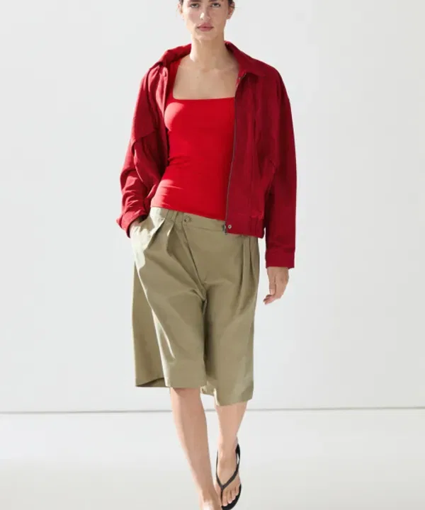 Топ с квадратным вырезом Massimo Dutti — фото 2