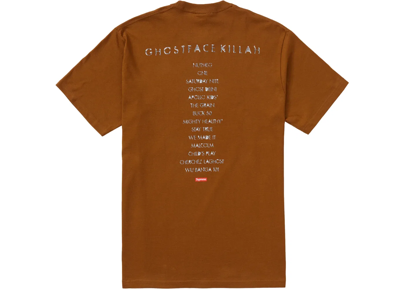 Мужская футболка Supreme Supreme Clientele Tee, Brown — фото 2