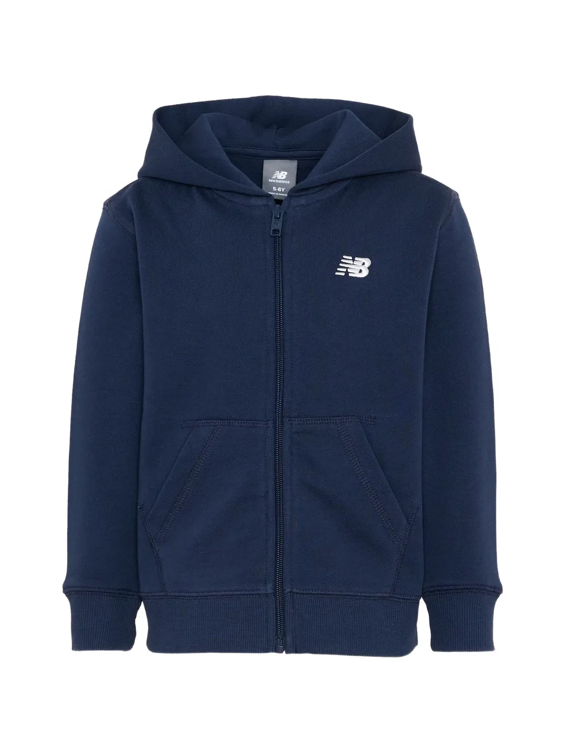 New Balance Худи на молнии - синий
