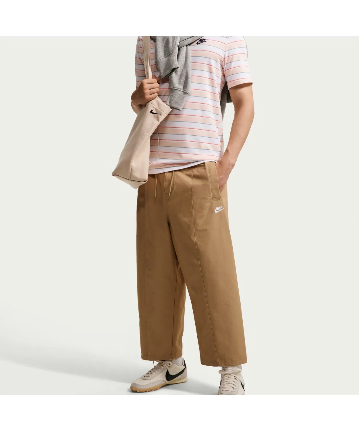Мужские брюки Nike Club с зауженным кроем NIKE, Beige