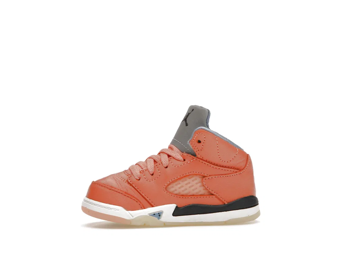 Детские кроссовки с принтом Jordan 5 Retro DJ Khaled We The Best Jordan, Crimson Bliss/Leche Blue/Sail — фото 3