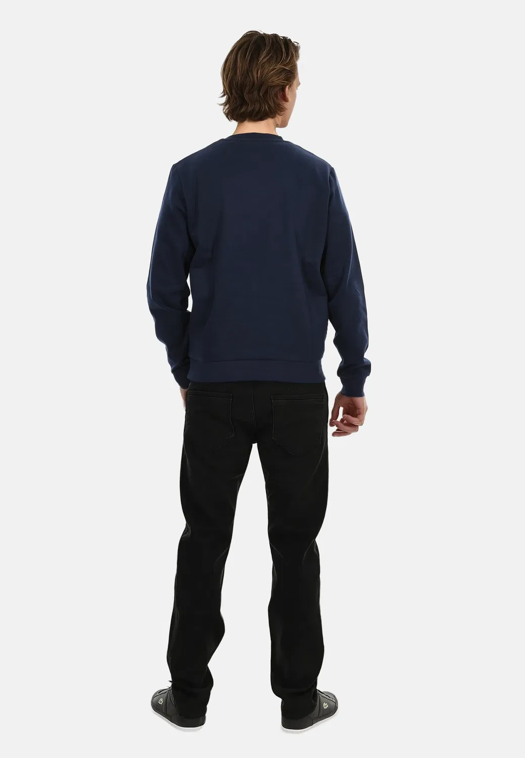 Мужской пуловер с круглым вырезом USJaxxon U.S. Polo Assn., Navy-Beige — фото 4