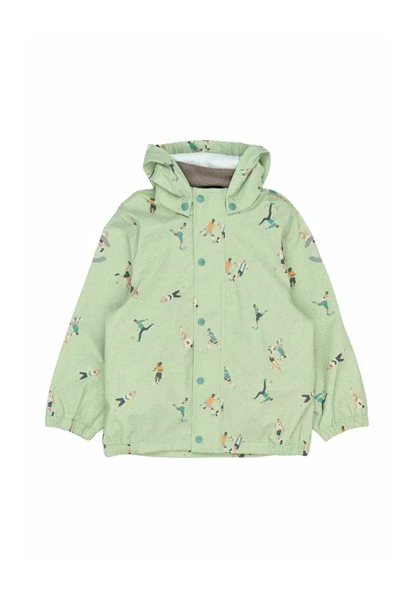 Дождевой костюм из полиэстера и полиуретана Rain set aop w. susp/104 - snowsuit Mikk-Line, Soccer Aop — фото 2