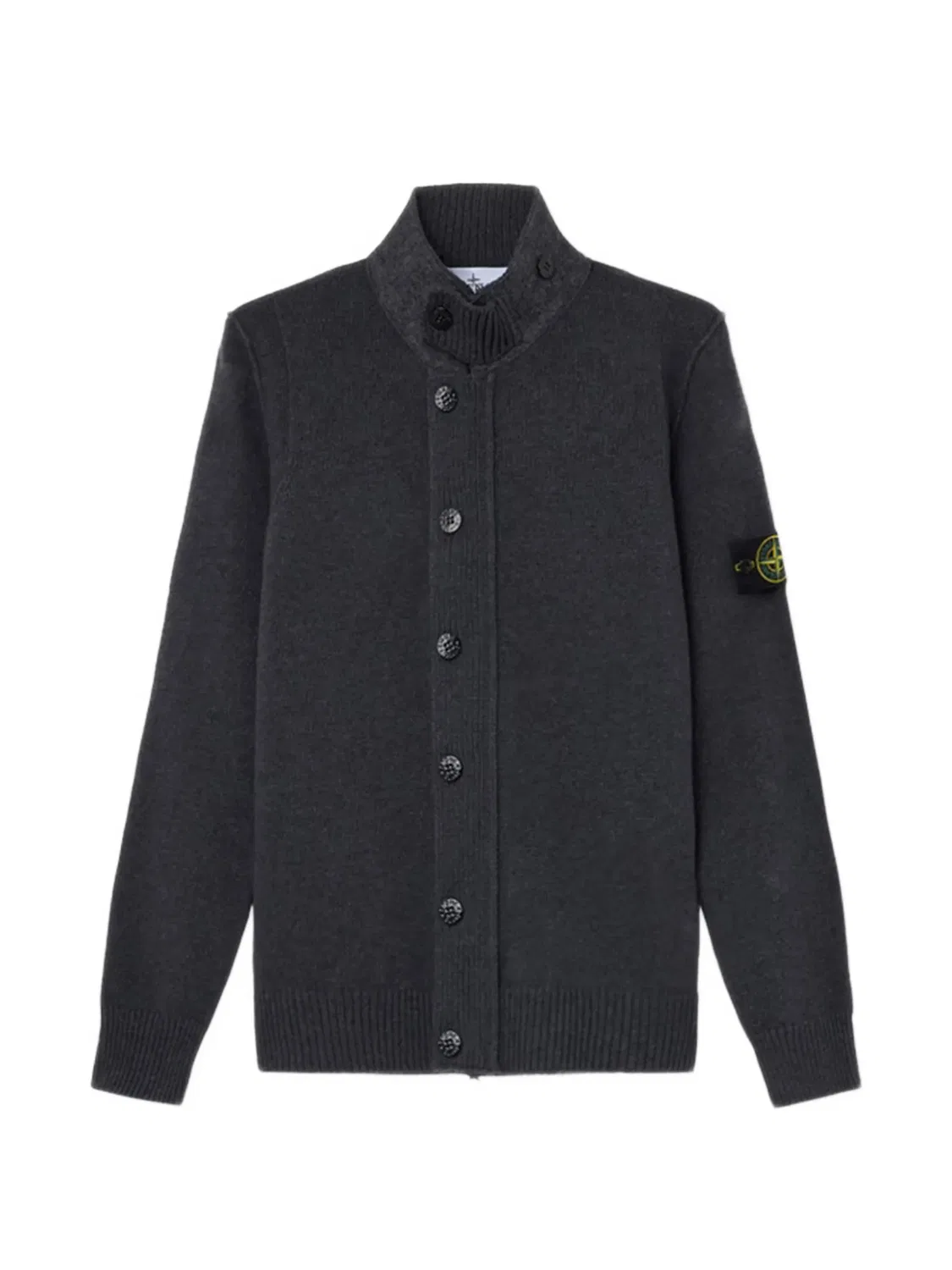 Stone Island Джемпер из ягнячьей шерсти серый