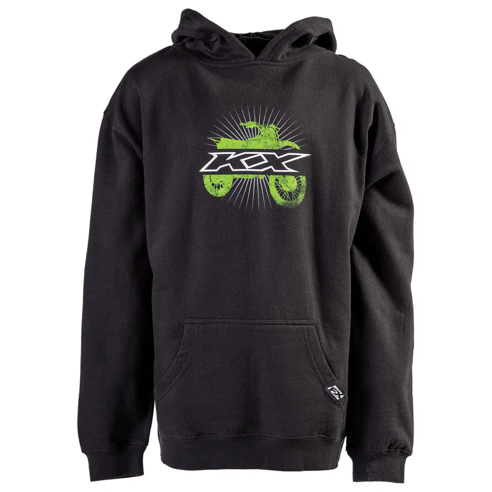 Свитшот детский Kawasaki Factory Effex, черный