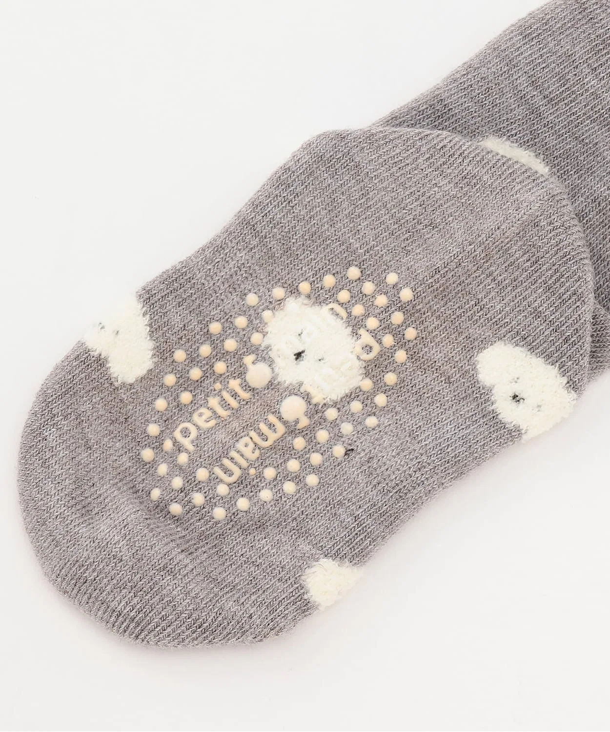Детские носки с принтом, комплект из 2 пар, модель Bear and Dog, petit main, Dark Grey — фото 3