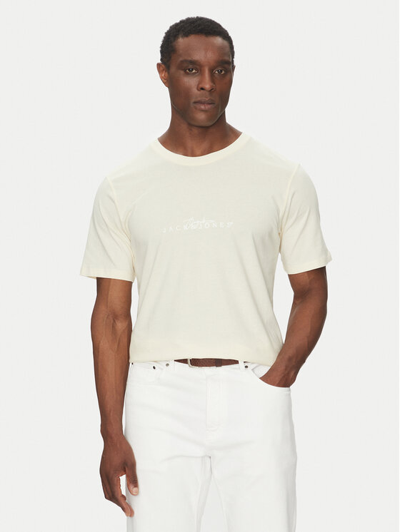 

Футболка обычного кроя Varenna 12273163 Jack&Jones, экрю