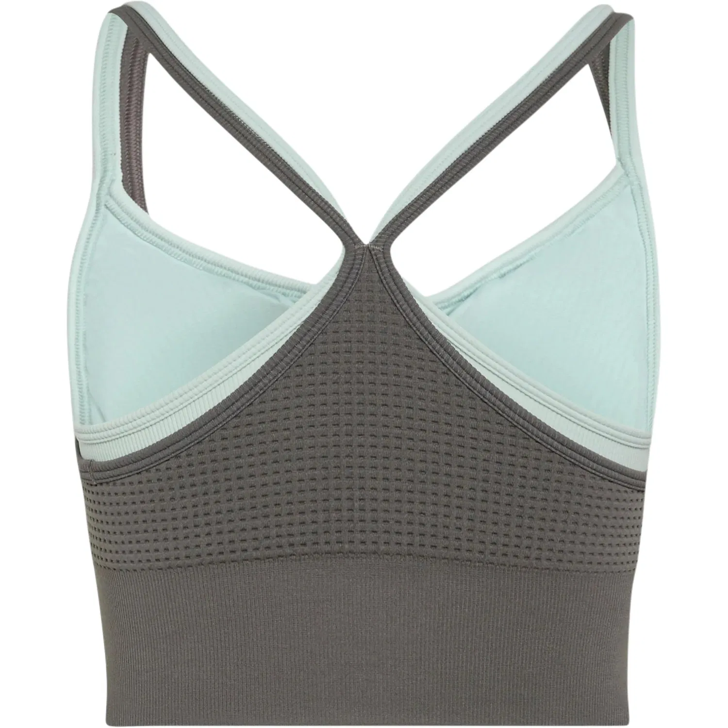 Трусы для йоги moderate, Adidas, Charcoal Gray/Light Green — фото 3