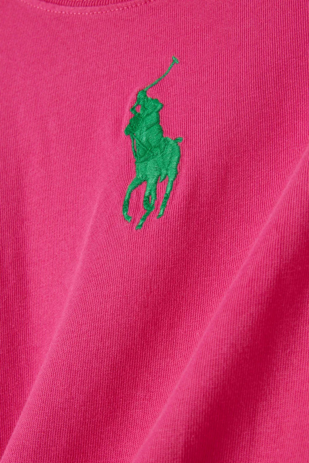 Футболка хлопковая с принтом логотипа Polo Ralph Lauren — фото 2