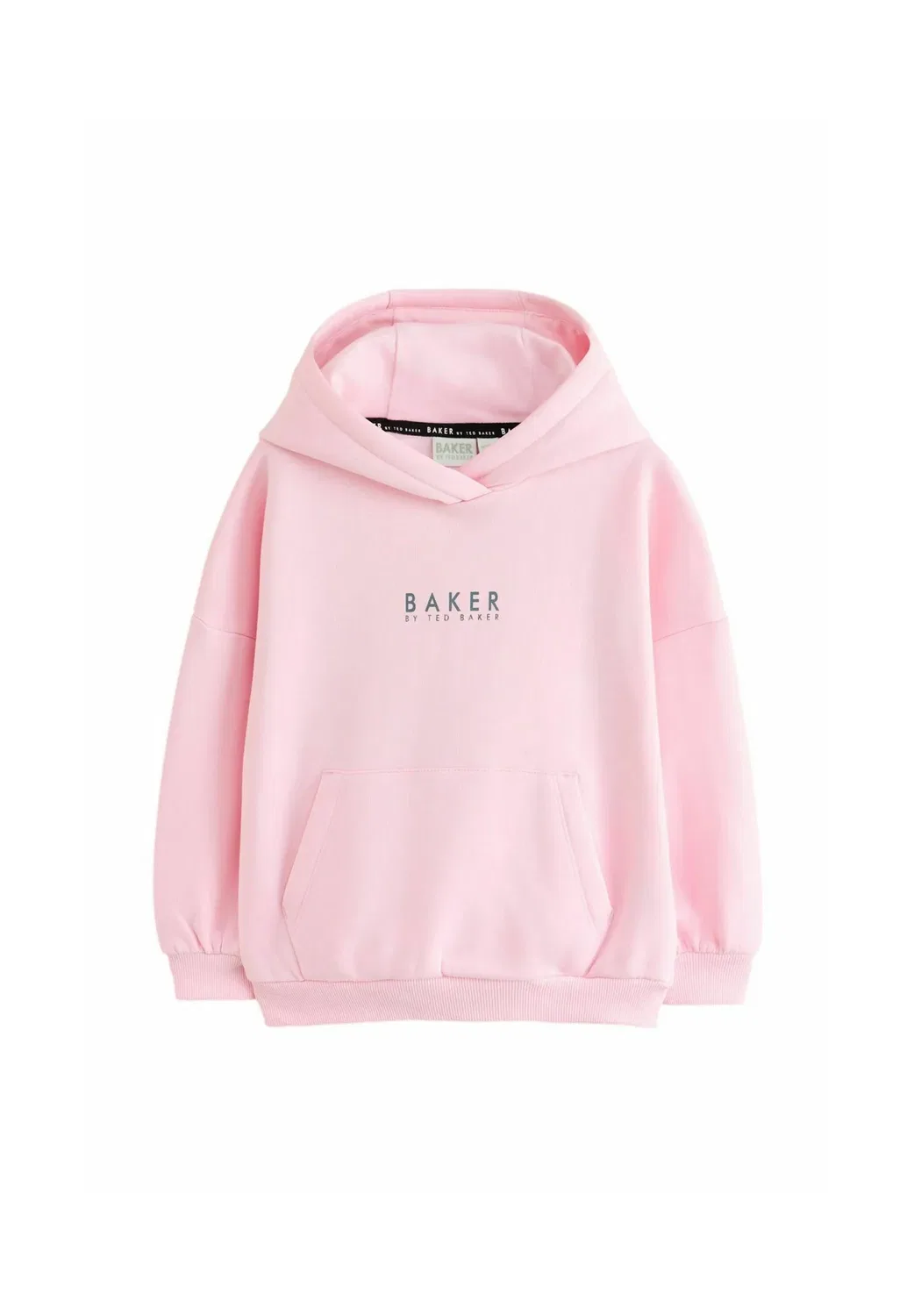 Толстовка с принтом оверсайз - худи Baker By Ted Baker, Pink