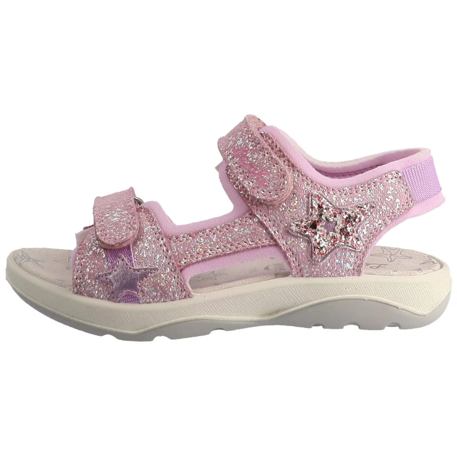 Детские сандалии-треккинги с блестками Lurchi, Pink