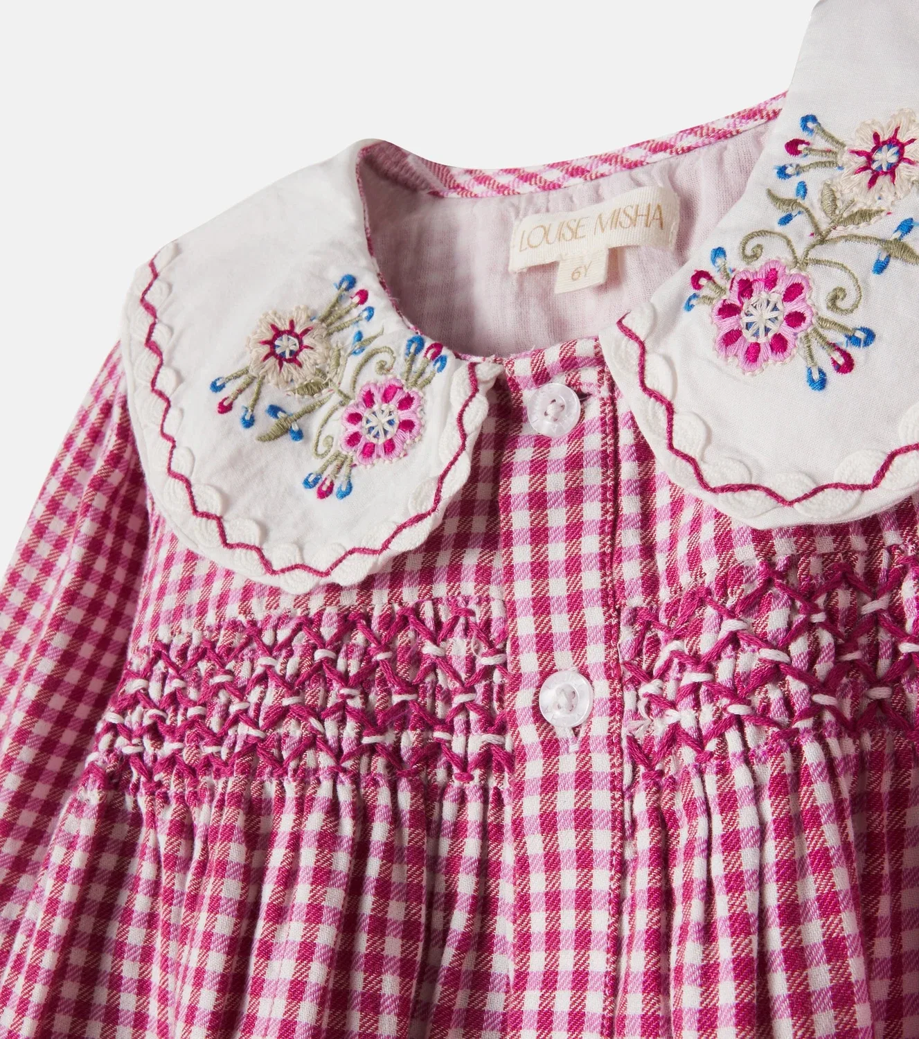 Нарядное платье с вышивкой Delina Louise Misha, мультиколор — фото 3