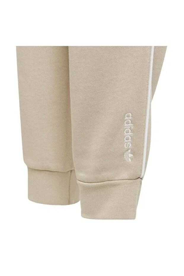 Детские спортивные штаны для девочек скинни Adidas, Beige — фото 2