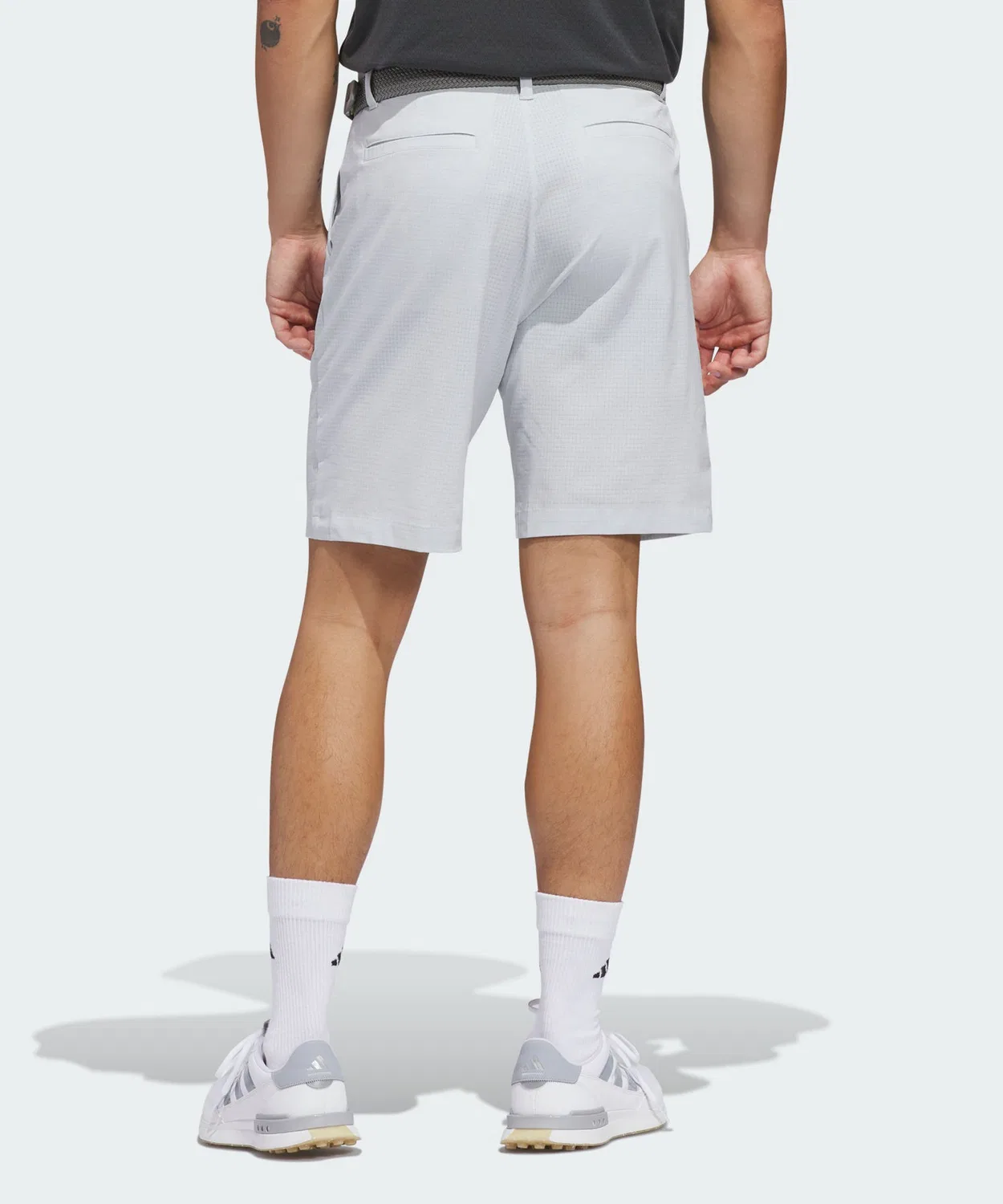 Мужские шорты для гольфа с принтом Ultimate 365 9 Inch Melt Away Adidas, Серый — фото 2