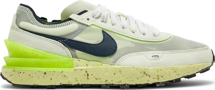 Кроссовки Nike Waffle One Crater 'Lime Ice', зеленый — фото 2