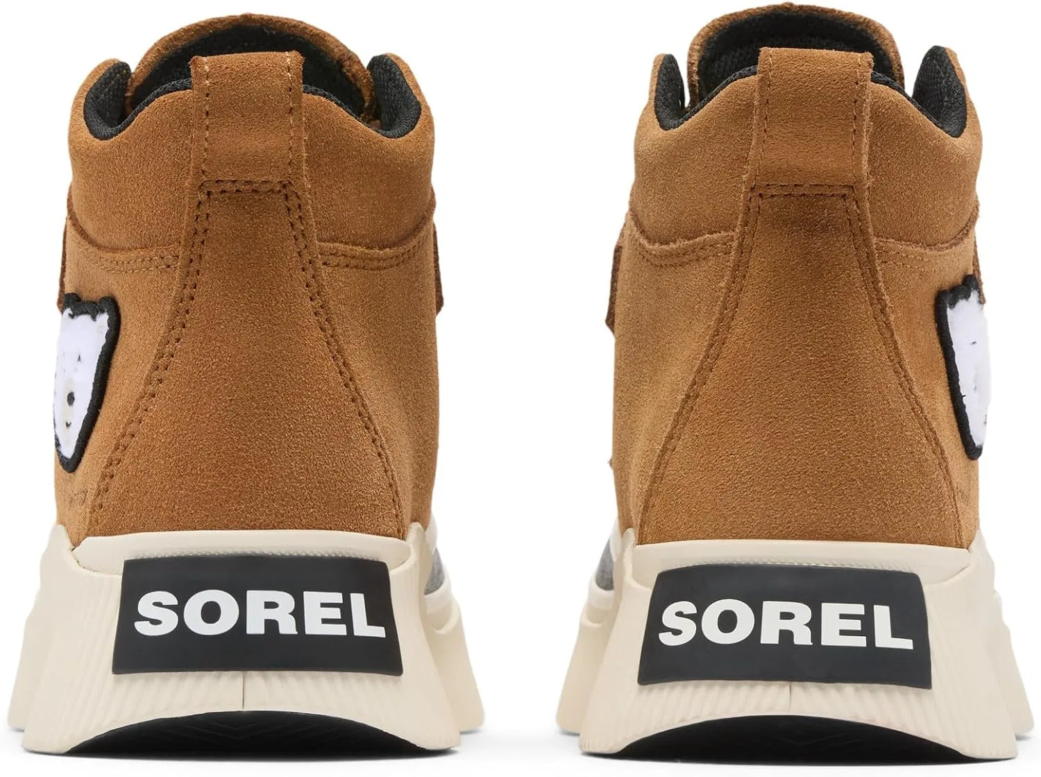 Детские ботинки для девочек SOREL Kids Out N About IV Classic WP, Taffy/Light Bisque — фото 3