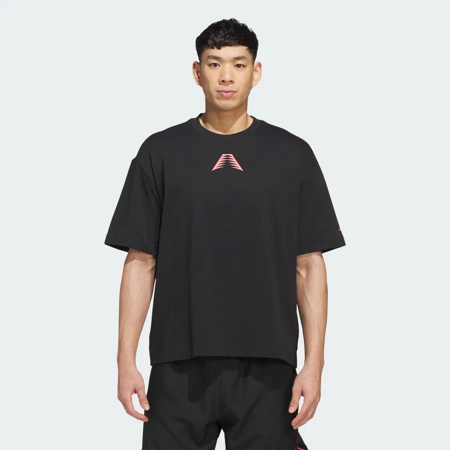 Футболка с принтом Anthony Edwards Believe That Tee adidas, Черный