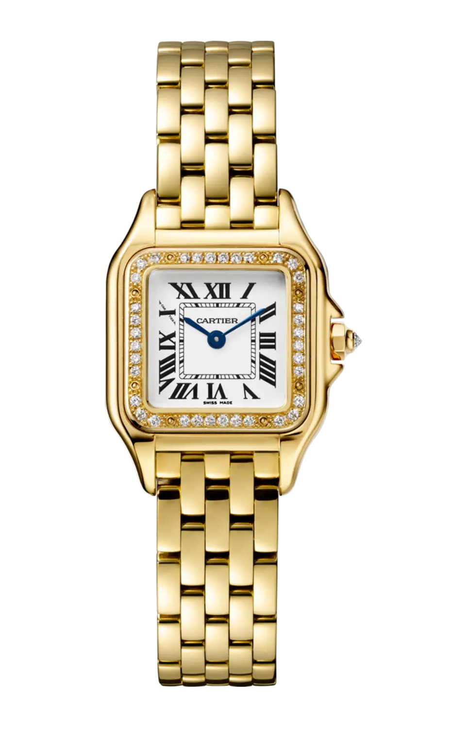 

Часы panthère de cartier, малая модель, желтое золото, бриллианты - wjpn0015 CARTIER