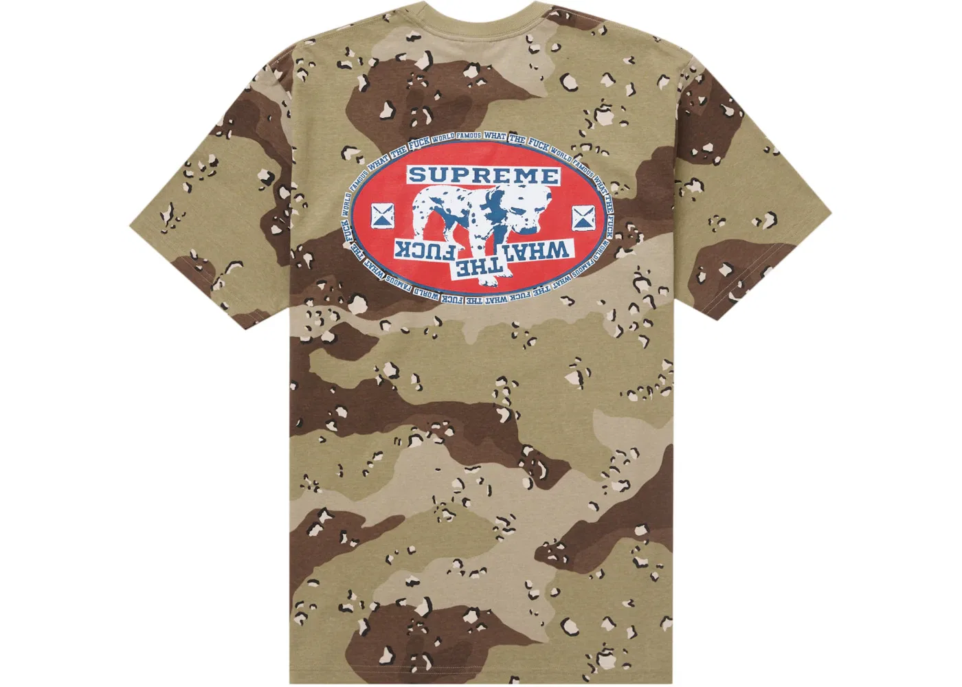 Мужская футболка с принтом Supreme Tee, Choco Camo