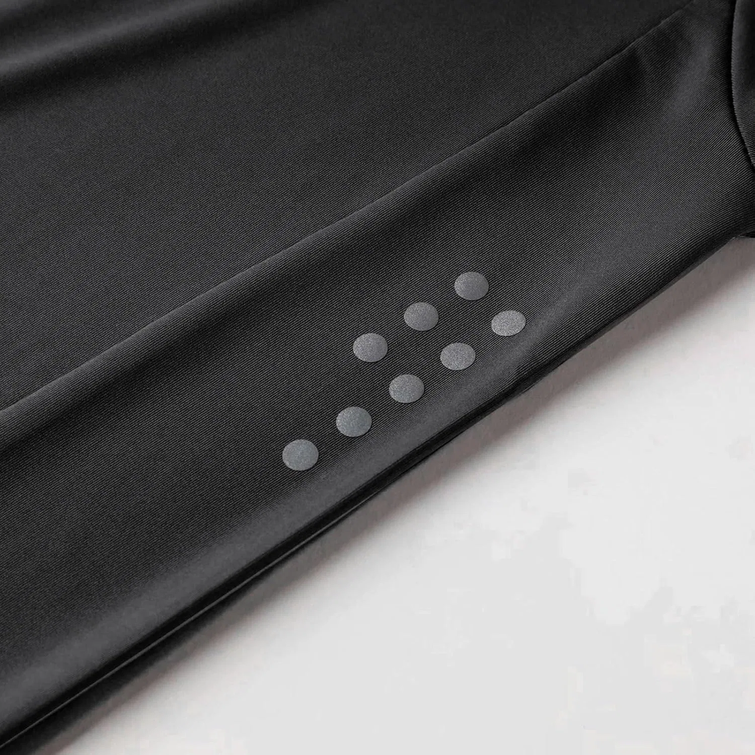 Мужская футболка с длинным рукавом Henley Neck Quick-Drying, Black — фото 4